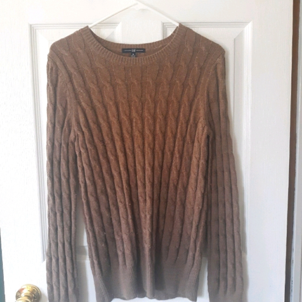 Soft Brown Knit Sweater